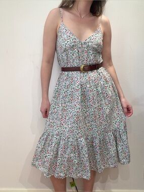 Vintage 00s Old Navy Floral Tiered Dress